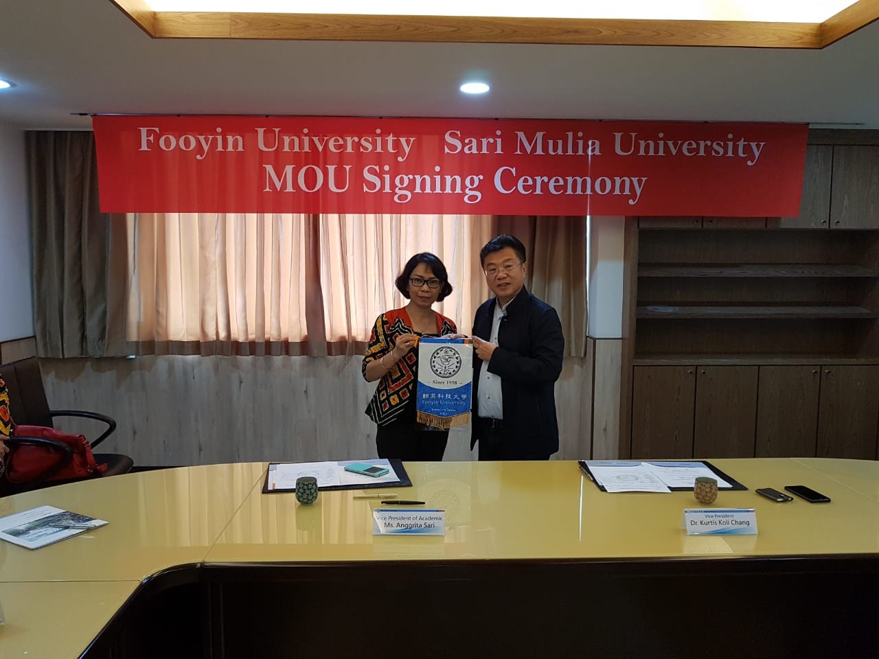 Universitas Sari Mulia Jalin Kerjasama Dengan Fooyin University Taiwan