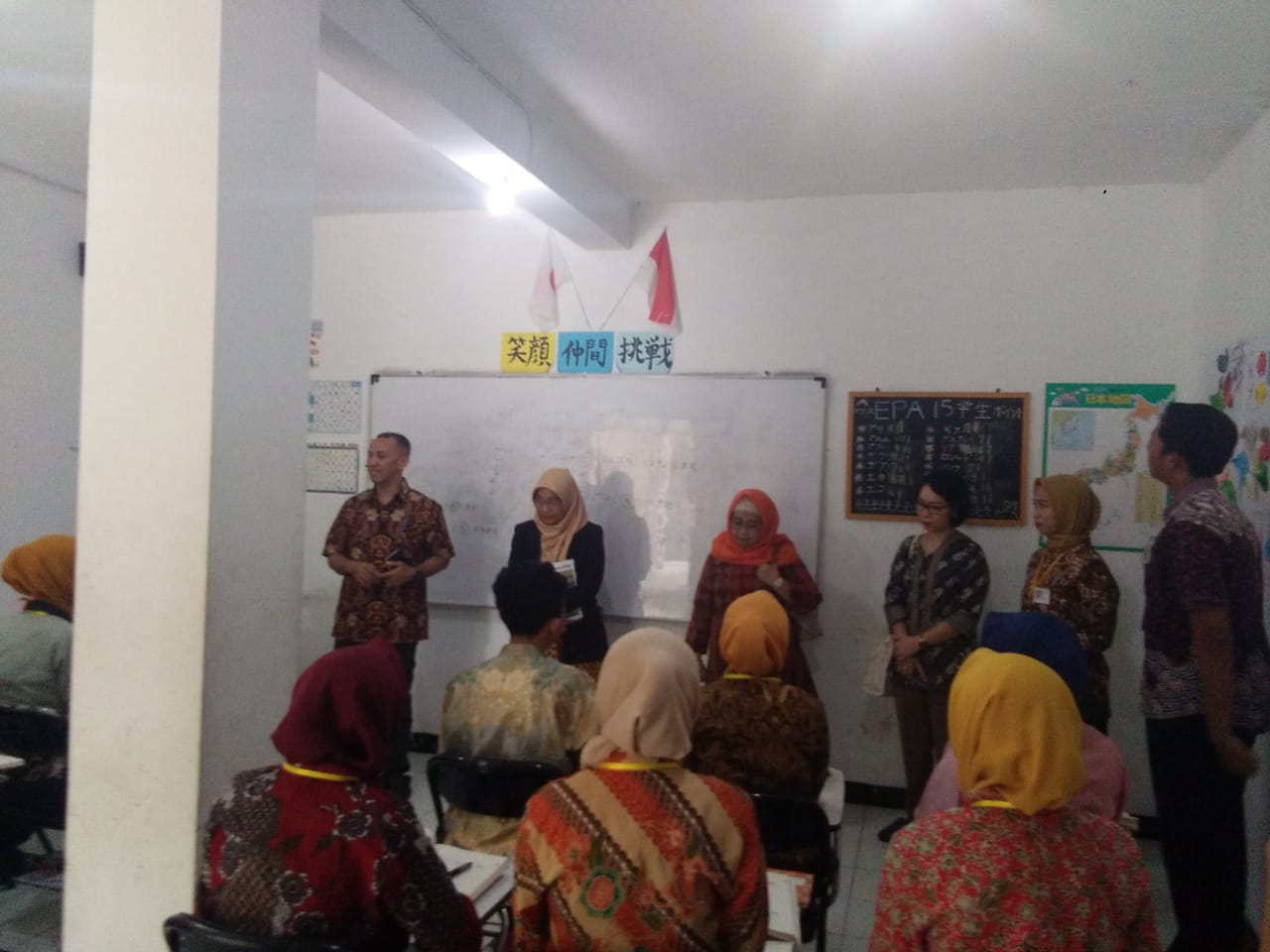 Rangkaian kegiatan di LPK Bandung tim Rektorat UNISM