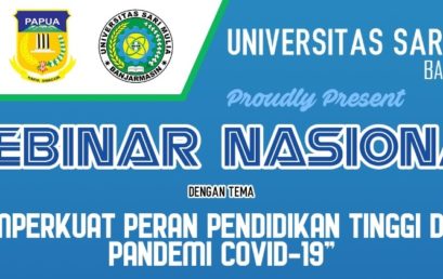 Webinar Nasional UNISM –  LLDIKTI Wilayah XI Kalimantan – DPPAD Provinsi Papua