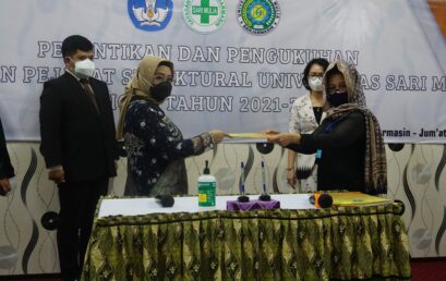 Pelantikan Rektor Universitas Sari Mulia Periode Tahun 2021-2025