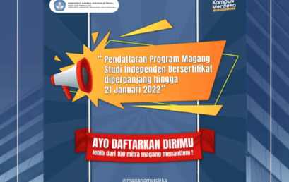 Program Magang dan Studi Independen Bersertifikat (MSIB) Diperpanjang Hingga 21 Januari 2022
