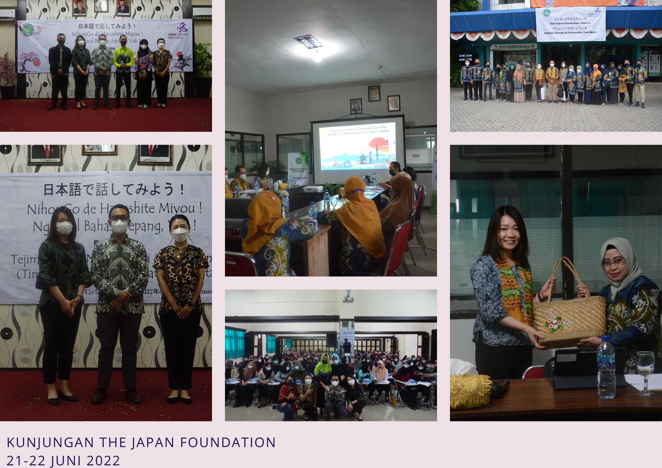 Universitas Sari Mulia dikunjungi The Japan Foundation