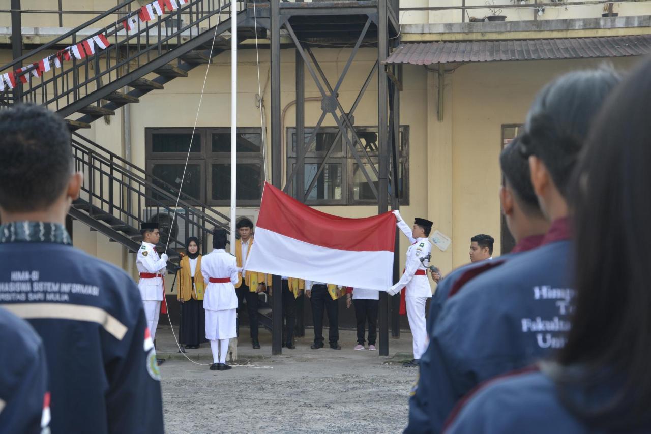 Pelaksanaan Upacara Peringatan Hari Kemerdekaan Republik Indonesia ke-78