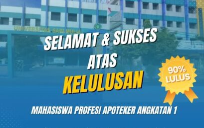 Kelulusan Uji Kompetensi Nasional Apoteker Pertama Universitas Sari Mulia